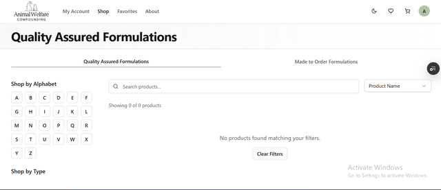 AWC Veterinary Ordering Platform thumbnail 3