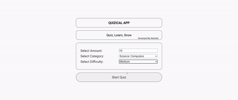 Quizical preview